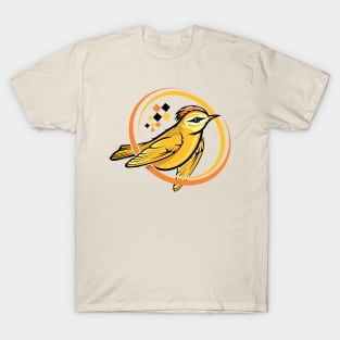 Digital Flying Bird T-Shirt